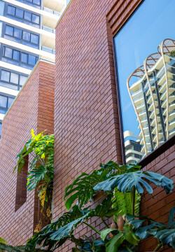 Town Square brick facade
