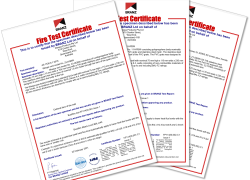 Test certs