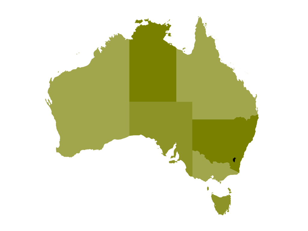 map australia